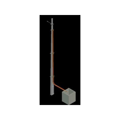 Bajade de poste con camara electrica 3d