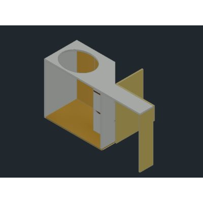 Mueble Minimalista para Bano