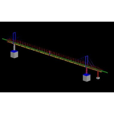 Puente para ducto 3d