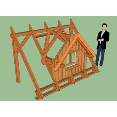 Estructura tipica del techo - buhardilla