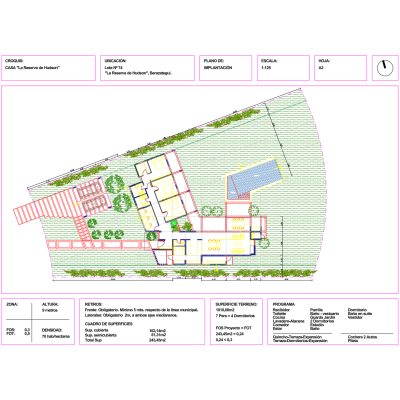 Plano de Casa en Hudson