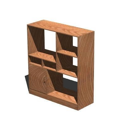Mueble tv 3d