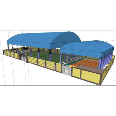 Proyecto polideportivo 3d