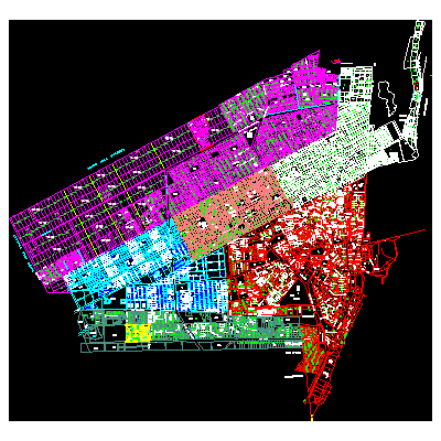 Mapa urbano de la cd de cancun