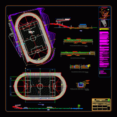 Soccer field.