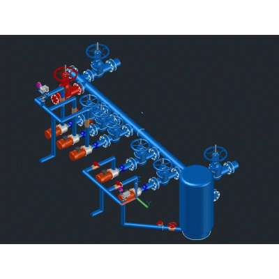 sistema di pompaggio 3d