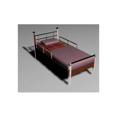 Cama de hospital 3d