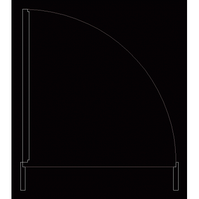 Puerta Curva de Diseno Moderno