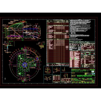 Tanque interno de techo flotante (hoja de datos mecanicos)