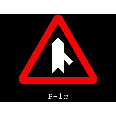 Advertencia de Confluencia Vial