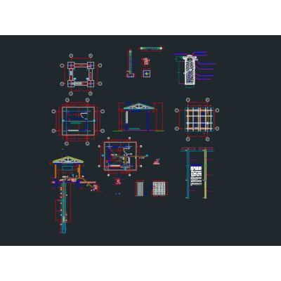 Plan of pump house electric pump 11kw