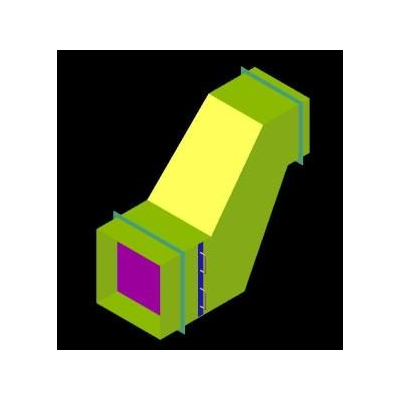 Ducto de ventilacion 3d