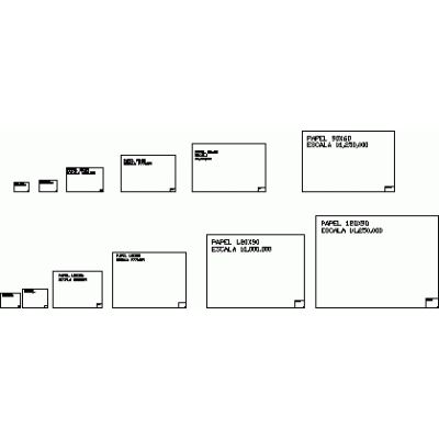 Escalas para autocad