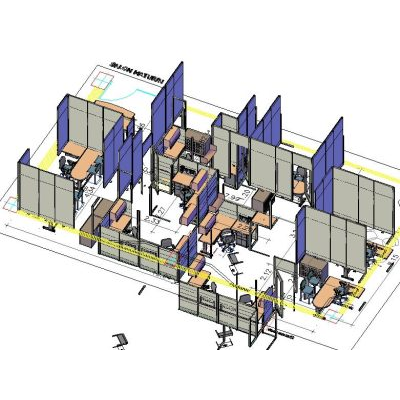 3d office furniture