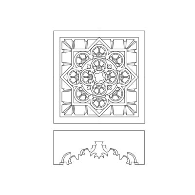 Indian traditional temple roof