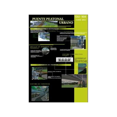 Puente peatonal urbano