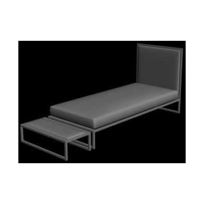 Cama Minimalista 3D