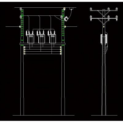 Single-phase transformer bank