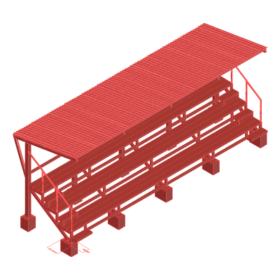 Sistema de Gradas en 3D