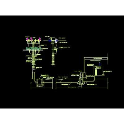 Electrical network connection with totalizer