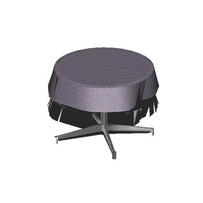Round Table with Tablecloth