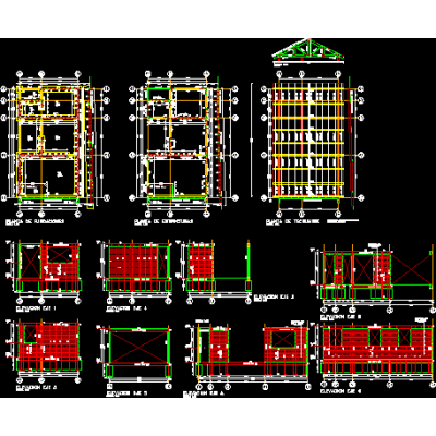 Estructura vivienda albañileria reforzada