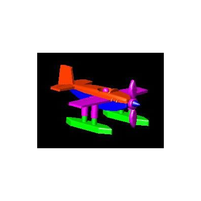 aereo giocattolo 3d