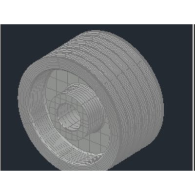 Polea para Transmision 3D