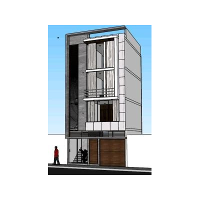 Diseño Moderno de Edificio Multifamiliar