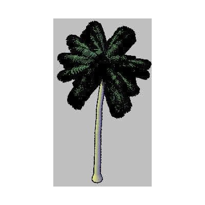 Palmera Exotica en 3D