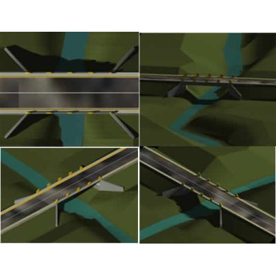Puente vehicular en 3d