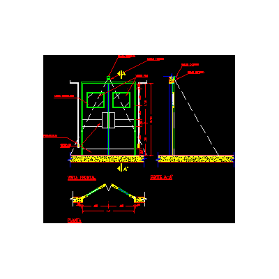 Puerta con sensor