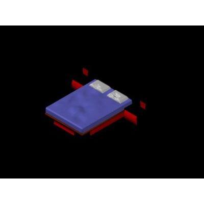 Cama 2 plazas 3d