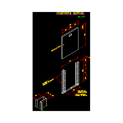 Compuerta manual