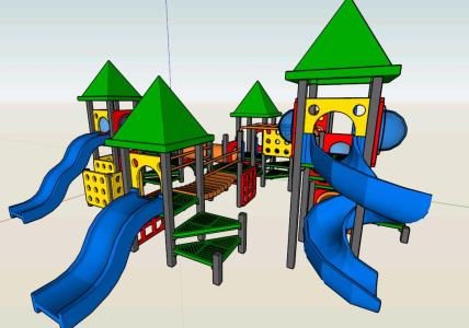 Parco per bambini - giochi 3d