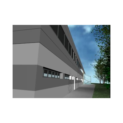 3d office building