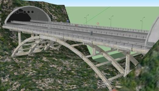 3D-Bogenbrücke