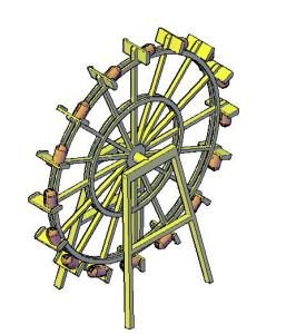 Ferris wheel 3d