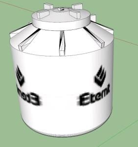 3D-Eternit-Wassertank