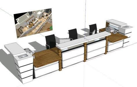 3d reception table