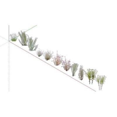 vegetação 3D