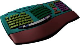 Microsoft style keyboard model