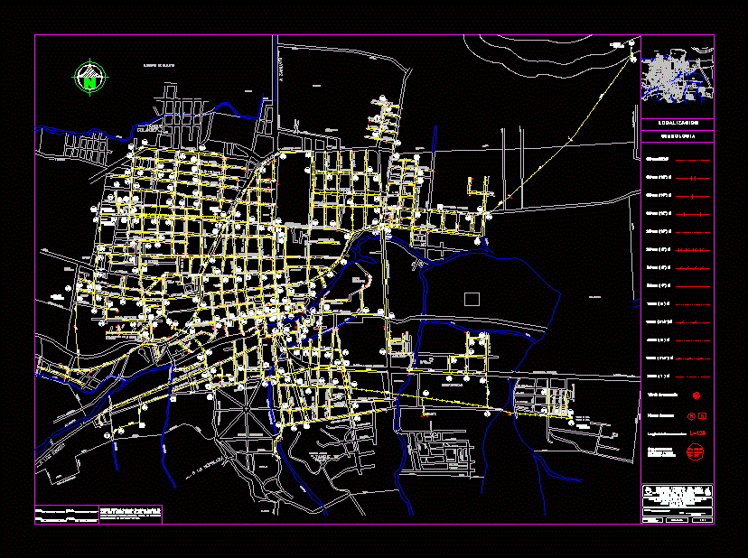 État actuel du réseau hydraulique de jiquilpan mich