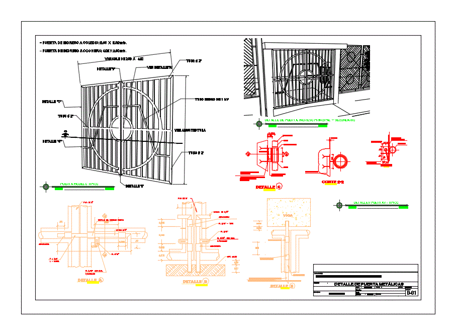 Details Of Entrances And Doors In AutoCAD | CAD library