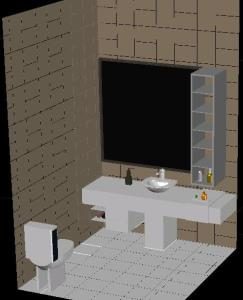 salle de bain 3d