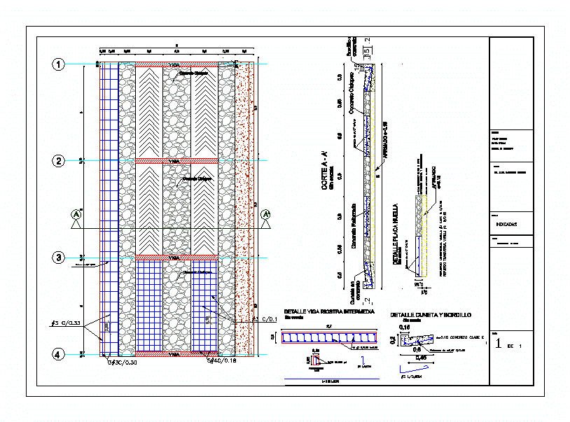 Entwurf einer Fußabdruckplatte aus Beton