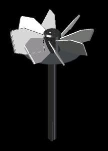 impeller with arrow