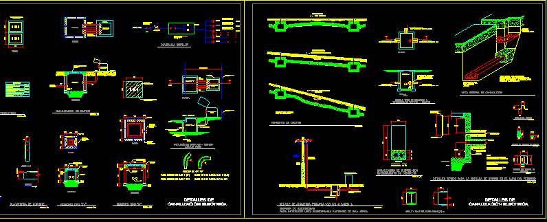 Underground electricity details