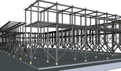 3d steel structure