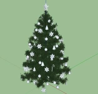 3D-Weihnachtsbaum